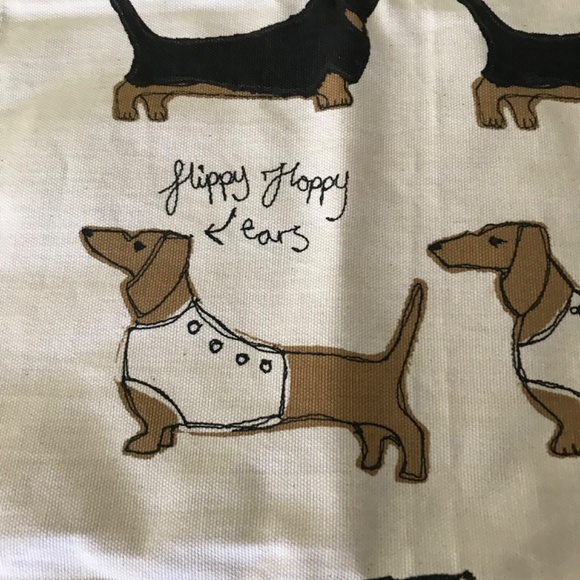 ANTHROPOLGIE - POPPY TREFFY - DACHSHUND TEA TOWEL - Picture 5 of 6